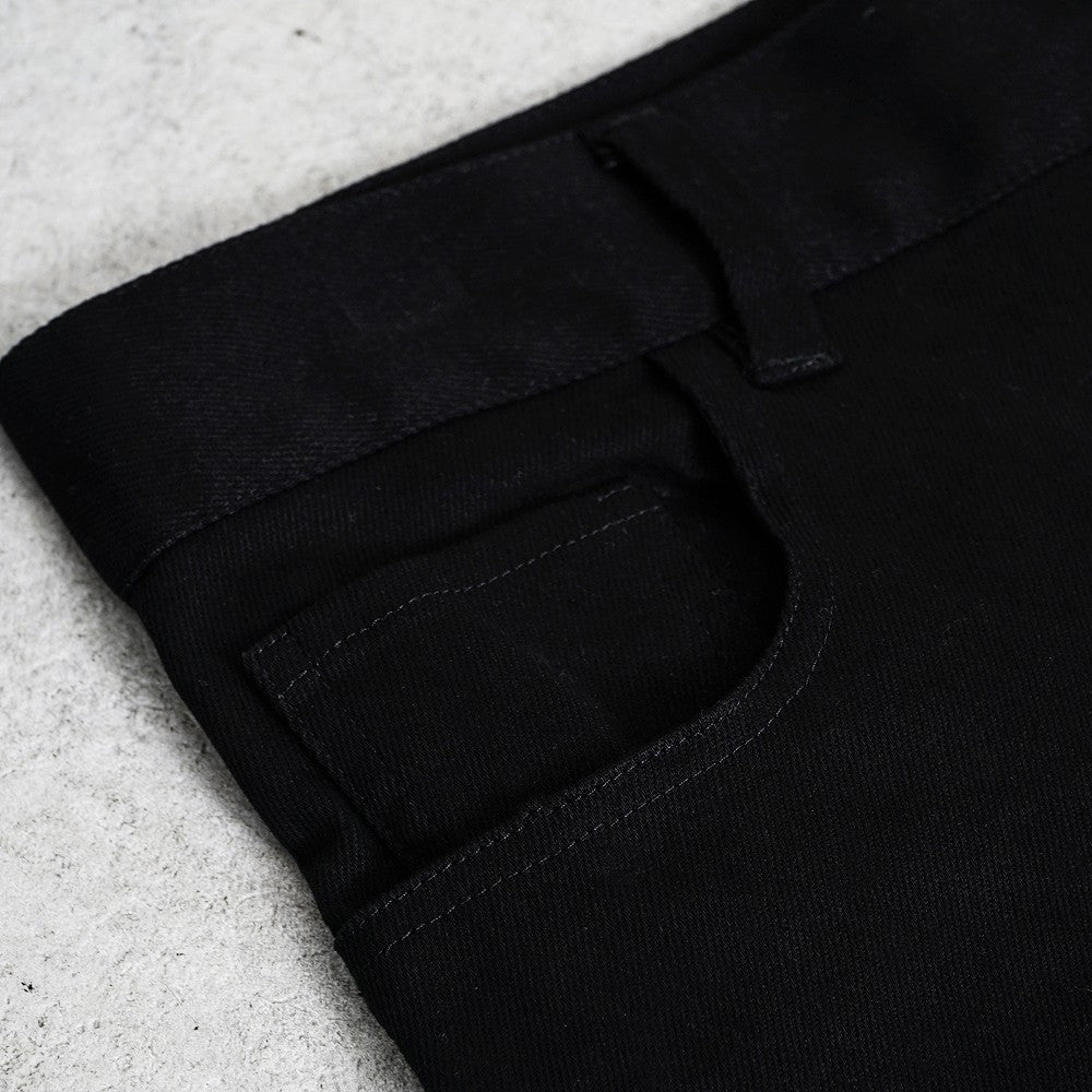 【ブラックバイヴァンキッシュ Black by VANQUISH】 スタッズスキニーパンツ Studs skinny Pants
