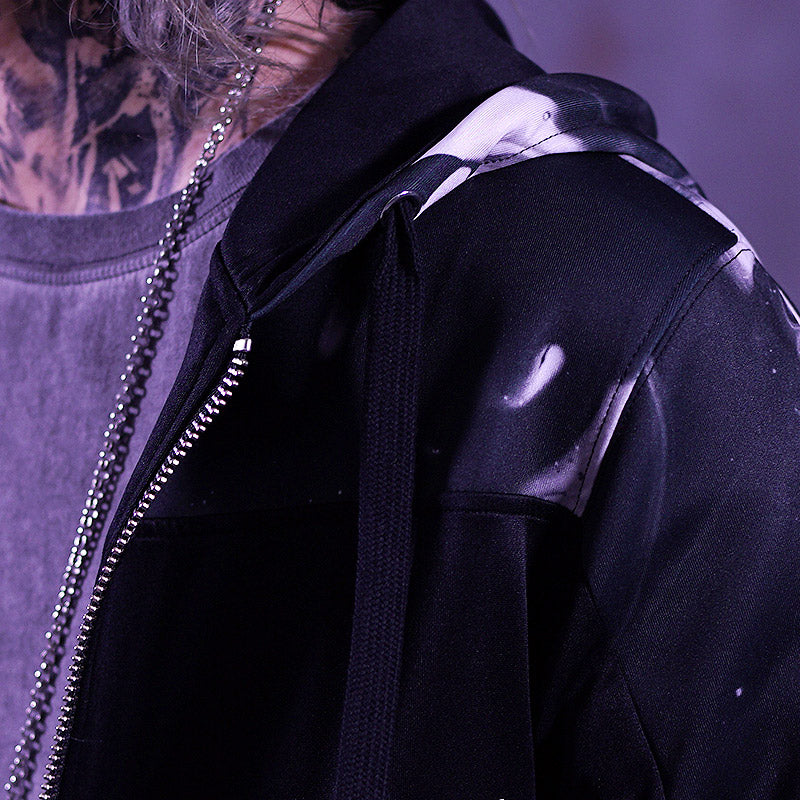 【オルターベノム ALTER VENOMV】 総柄パーカー Blackhaze HOODIE