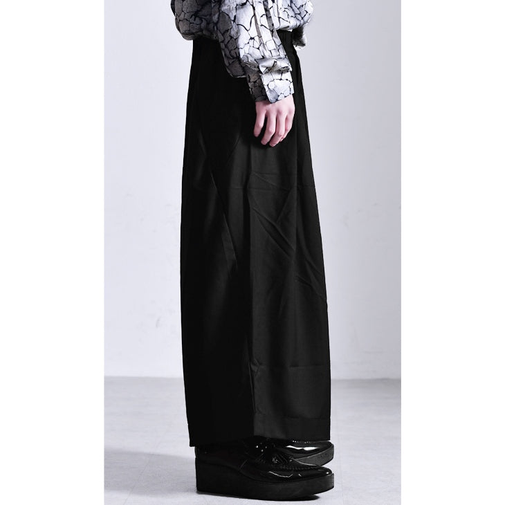 【Oz select】ブラックワイドパンツ
