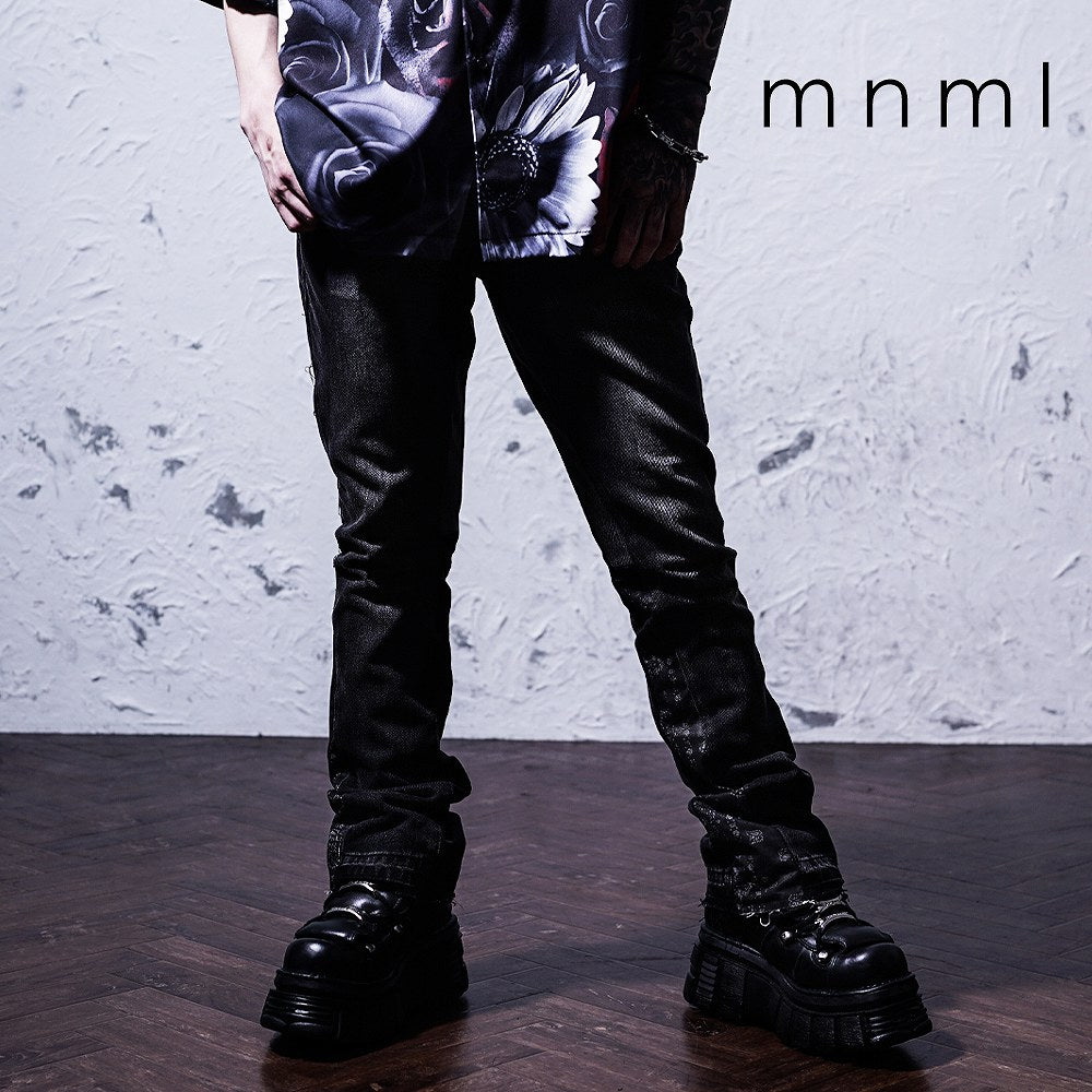 ミニマル mnml】 フレアデニムパンツ B167 PAISLEY FLARE DENIM – OZ