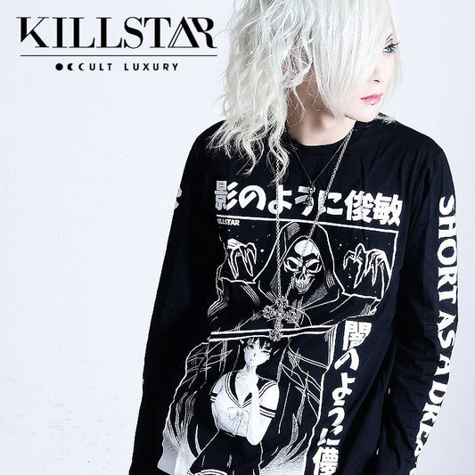 【キルスター KILLSTAR】シャドーロングスリーブTシャツ