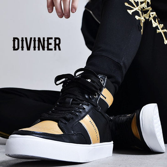 【DIVINER】Switching High-cut Sneaker