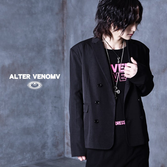 【オルターベノム ALTER VENOMV】 ダブルテーラードジャケット Graceful JACKET