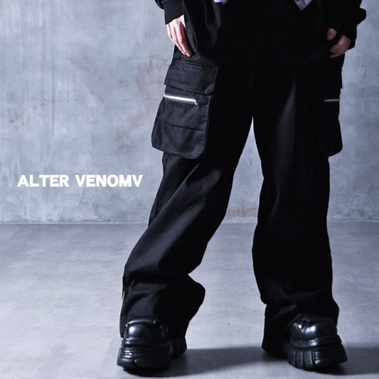 【オルターベノム ALTER VENOMV】ワイドカーゴパンツ