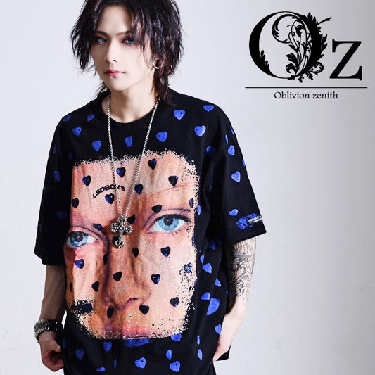 【Oz select】Heart total pattern TEE