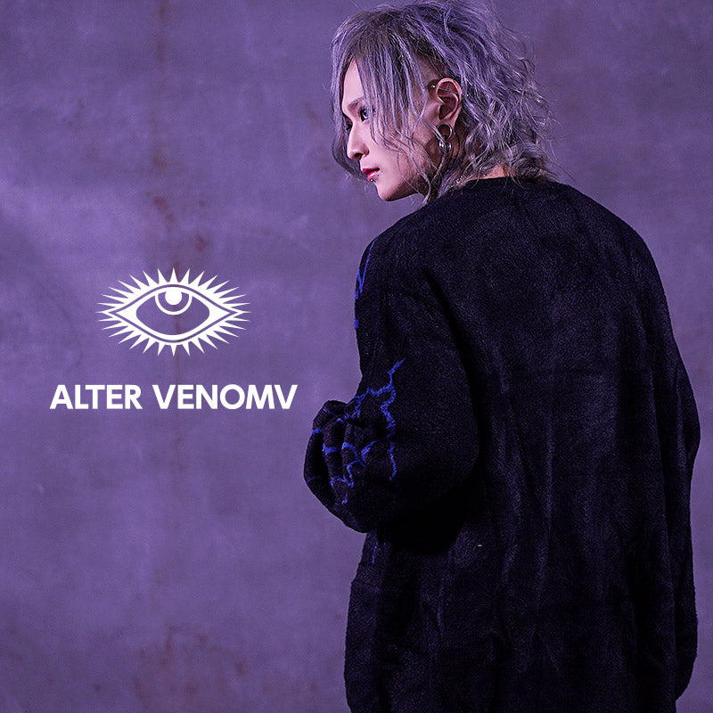 【オルターベノム ALTER VENOMV】 サンダーカーディガン Lightning CARDIGAN