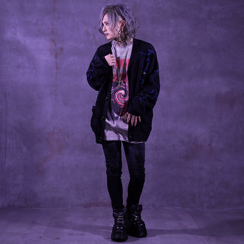 【オルターベノム ALTER VENOMV】 サンダーカーディガン Lightning CARDIGAN