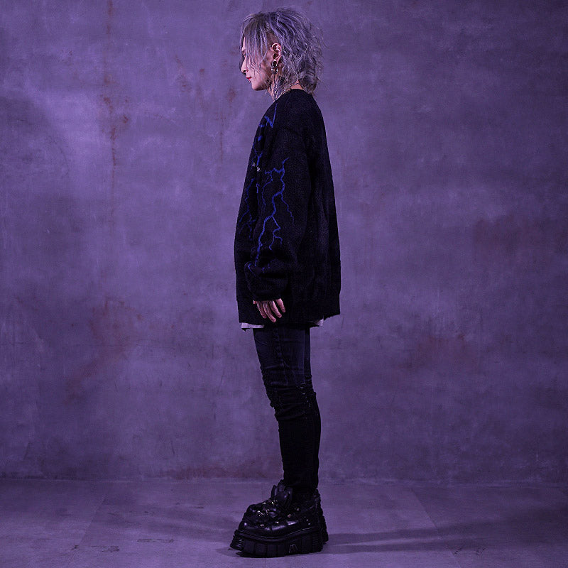 【オルターベノム ALTER VENOMV】 サンダーカーディガン Lightning CARDIGAN