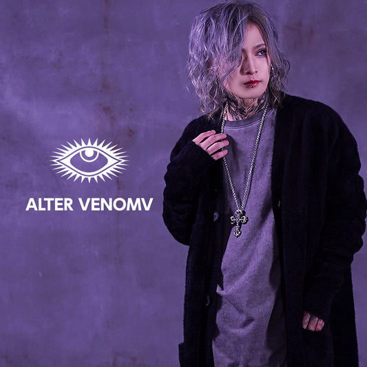 【オルターベノム ALTER VENOMV】ロングカーディガン unfigured CARDIGAN