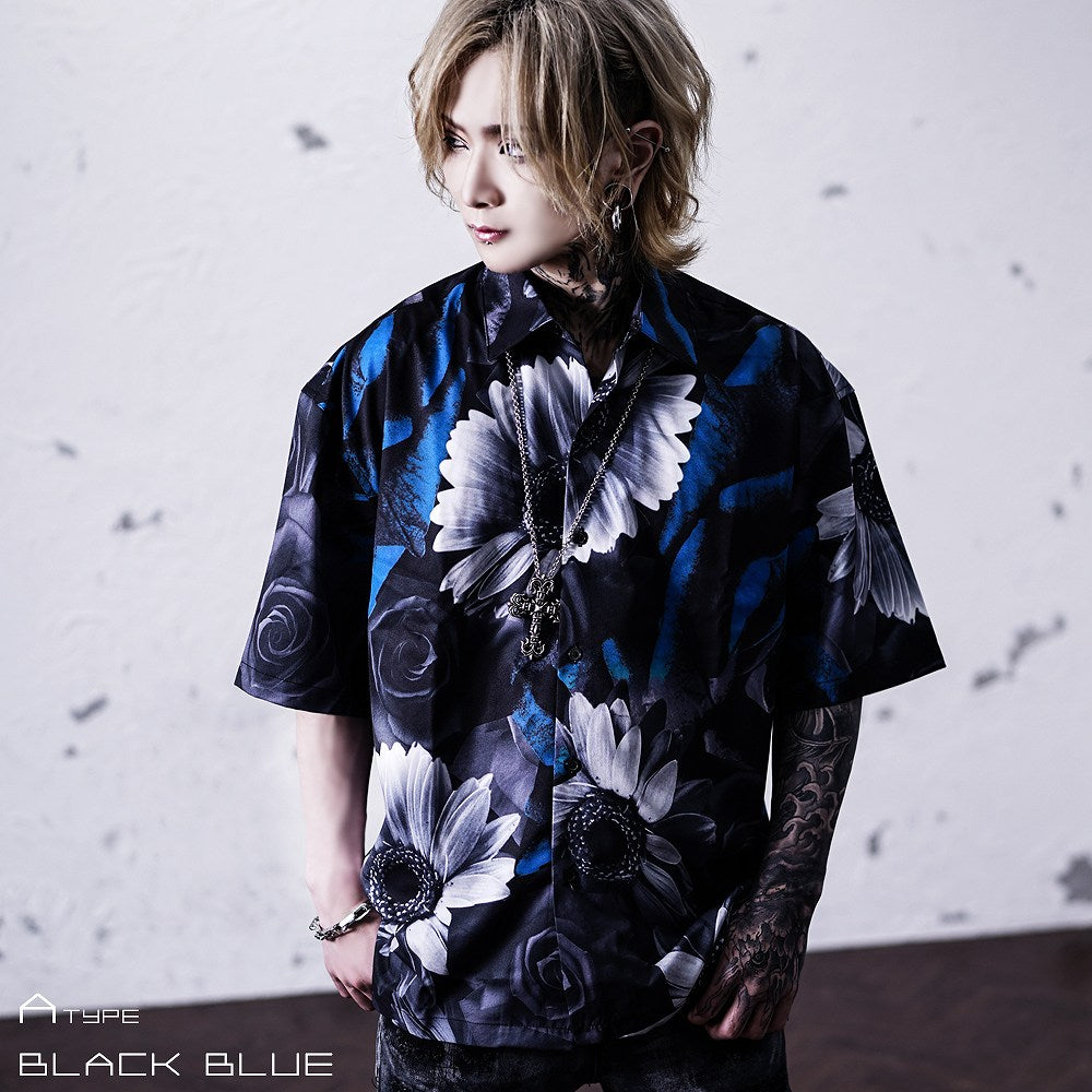 【Oz select】総柄シャツ Total pattern shirt