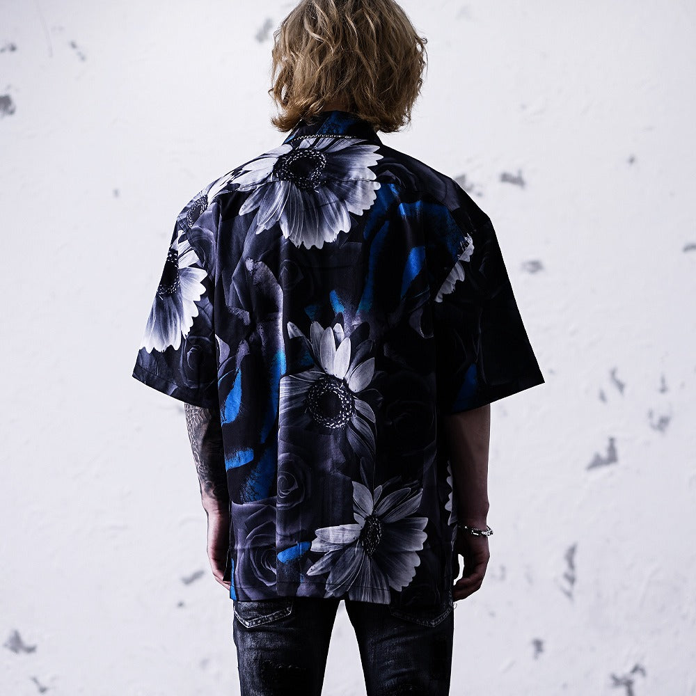 【Oz select】総柄シャツ Total pattern shirt