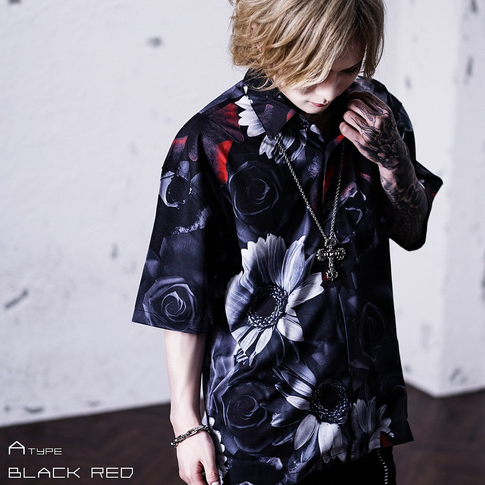 【Oz select】総柄シャツ Total pattern shirt