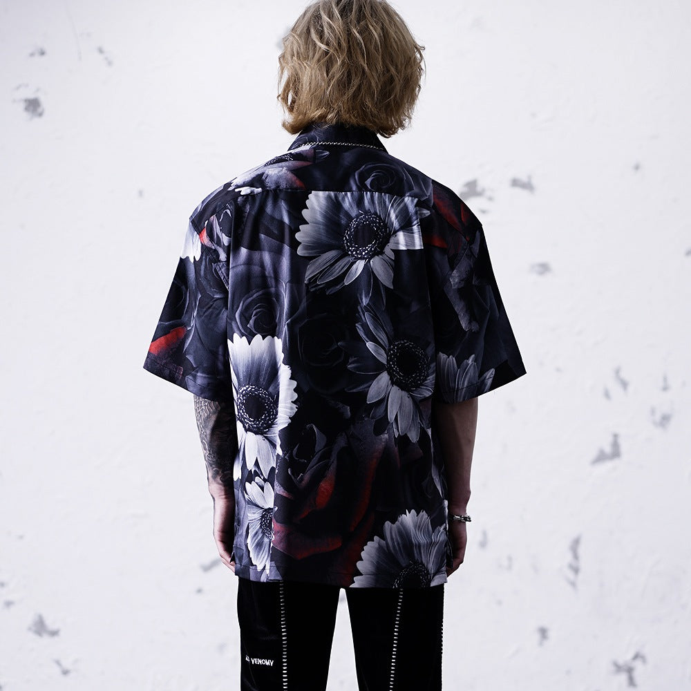 【Oz select】総柄シャツ Total pattern shirt