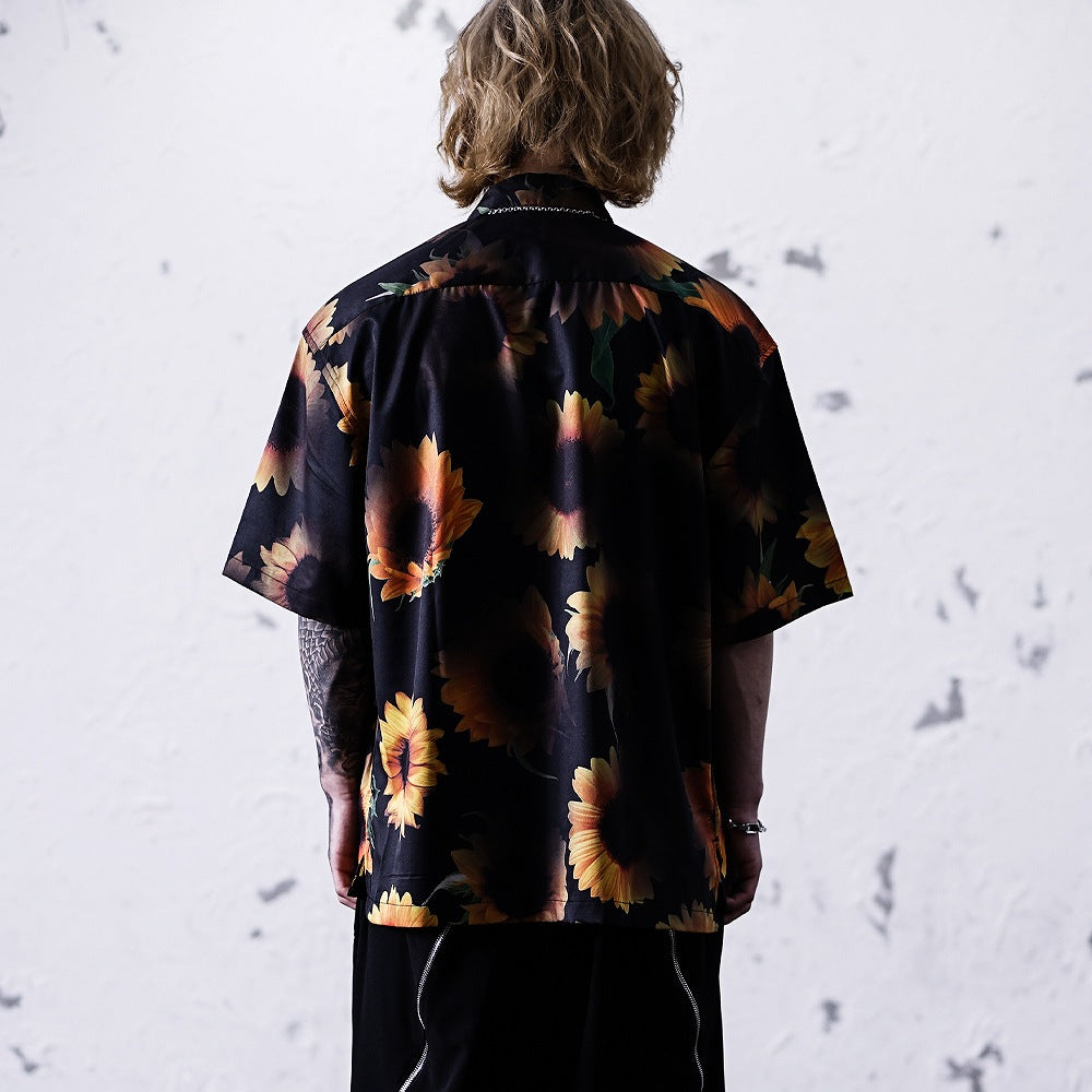 【Oz select】総柄シャツ Total pattern shirt