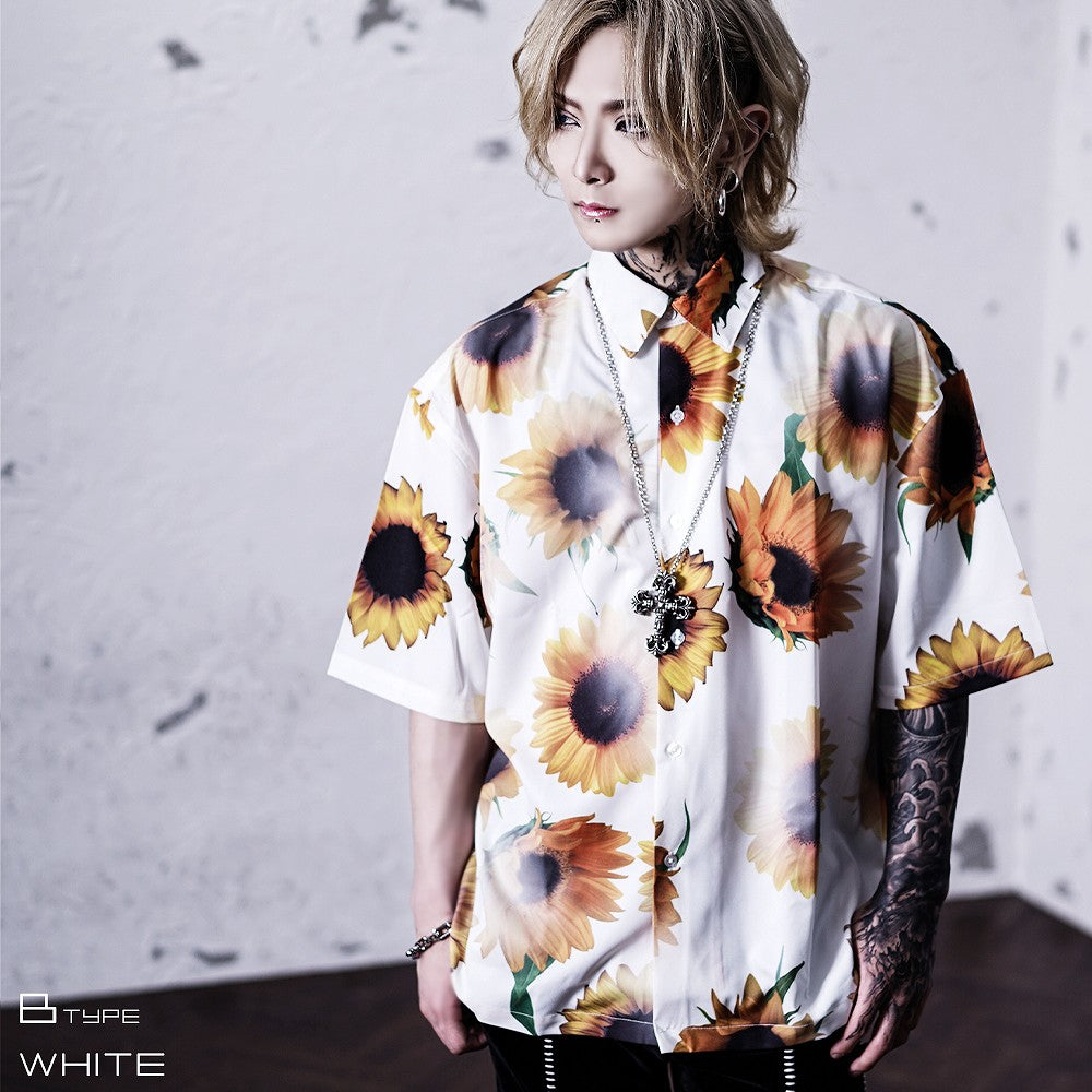 【Oz select】総柄シャツ Total pattern shirt