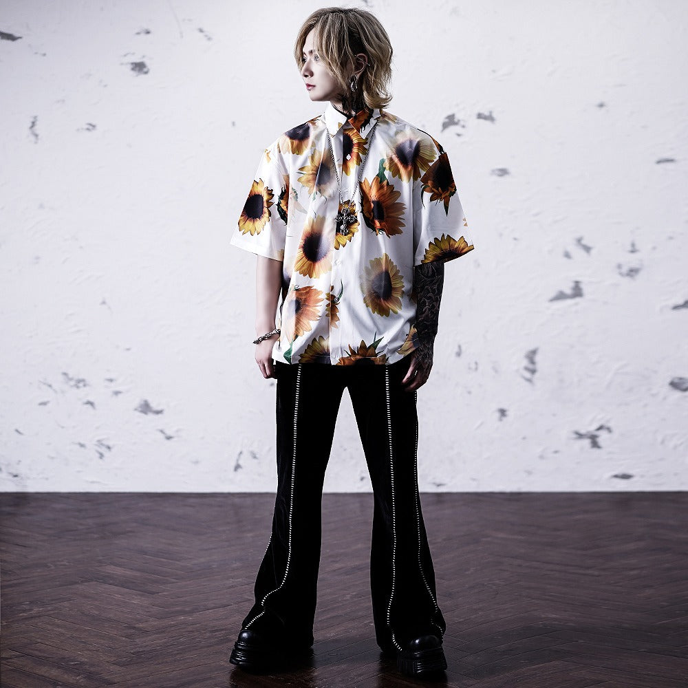 【Oz select】総柄シャツ Total pattern shirt