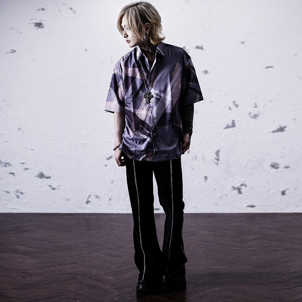 【Oz select】総柄シャツ Total pattern shirt