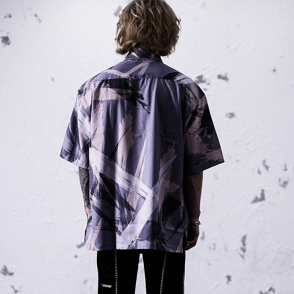 【Oz select】総柄シャツ Total pattern shirt