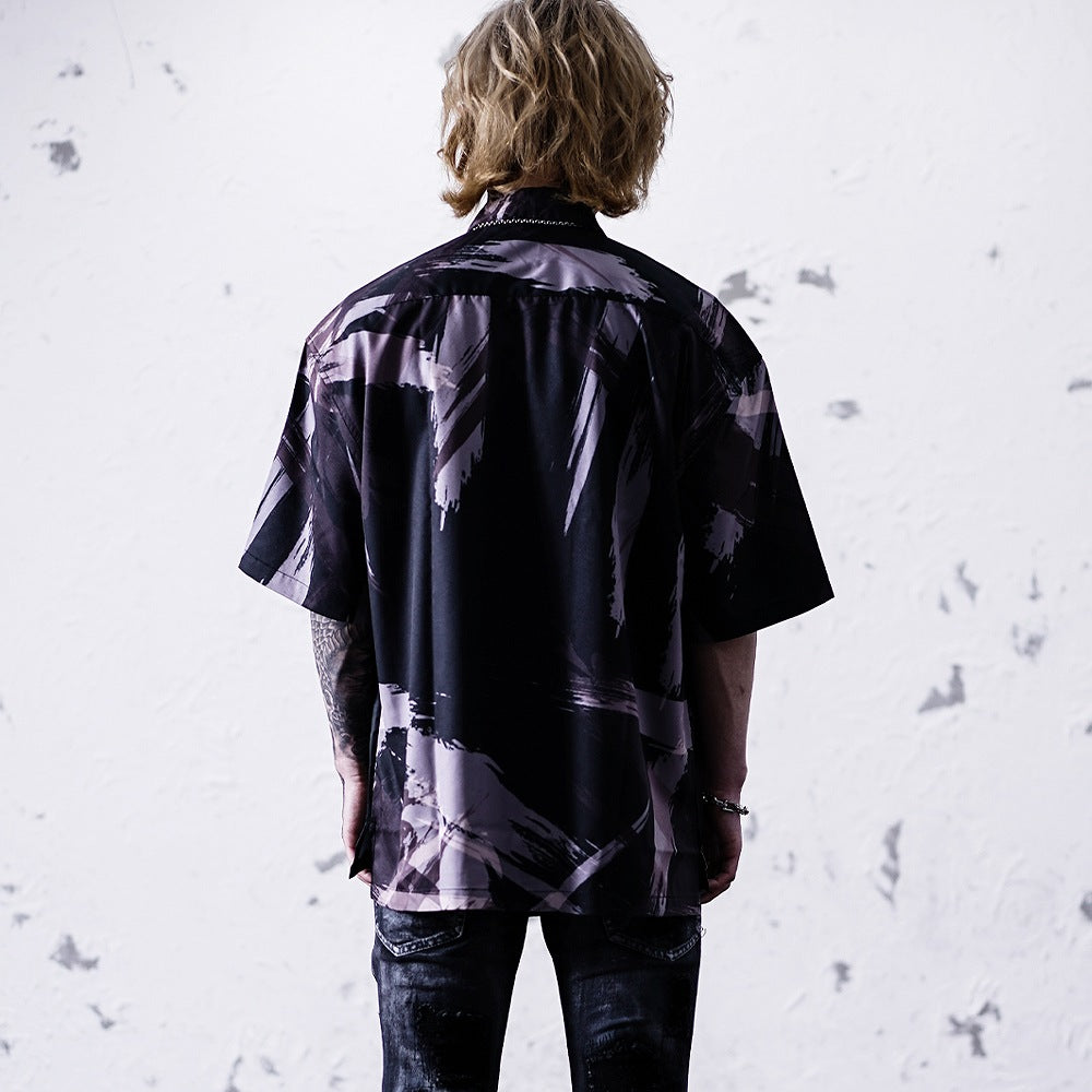 【Oz select】総柄シャツ Total pattern shirt