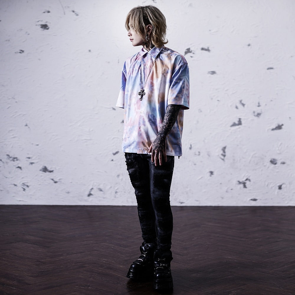 【Oz select】総柄シャツ Total pattern shirt