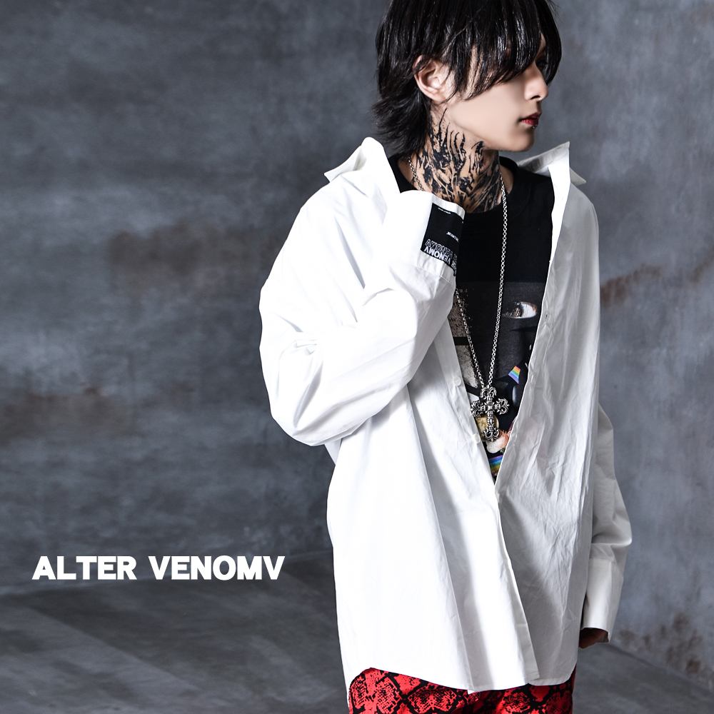 【オルターベノム ALTER VENOMV】オーバービックシャツ Strange Shirts