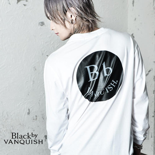 【ブラックバイヴァンキッシュ Black by VANQUISH】 プリントカットソー Back Logo L/TEE