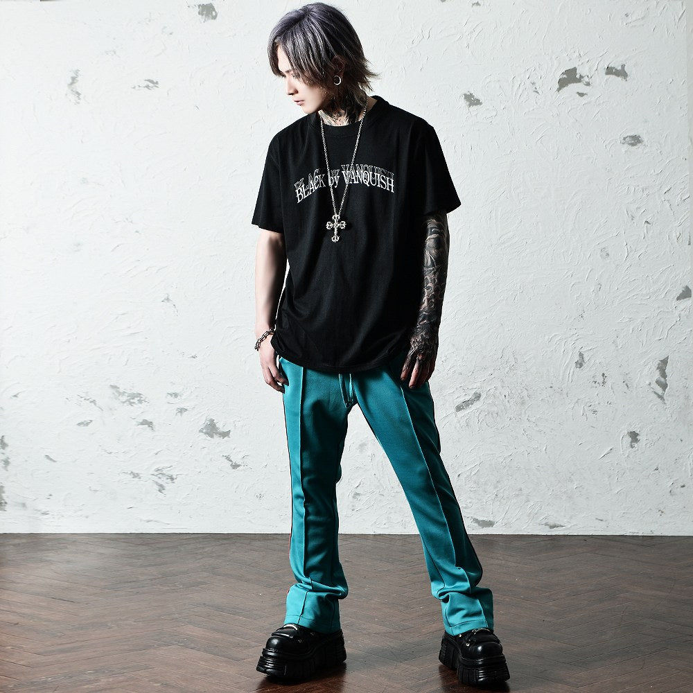 【ブラックバイヴァンキッシュ Black by VANQUISH】 アーチロゴカットソー Arch logo TEE