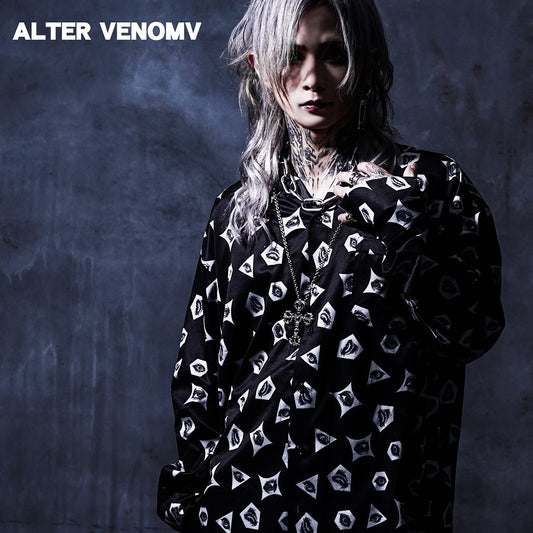 【オルターベノム ALTER VENOMV】総柄長袖シャツ Twinkle SHIRT