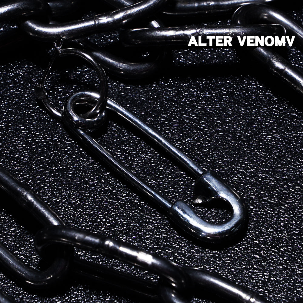 【オルターベノム ALTER VENOMV】シルバーピアスSafetypin Piercedearrings<br>