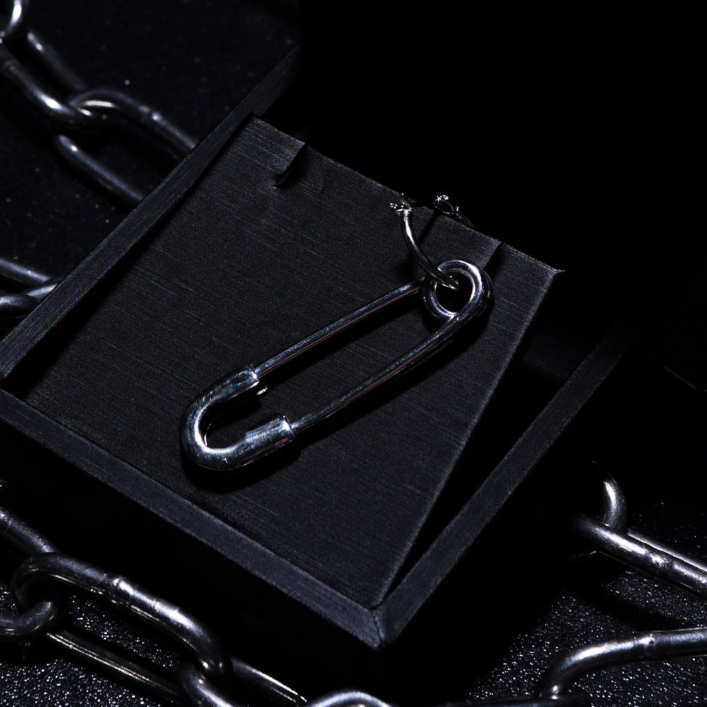 【オルターベノム ALTER VENOMV】シルバーピアスSafetypin Piercedearrings<br>