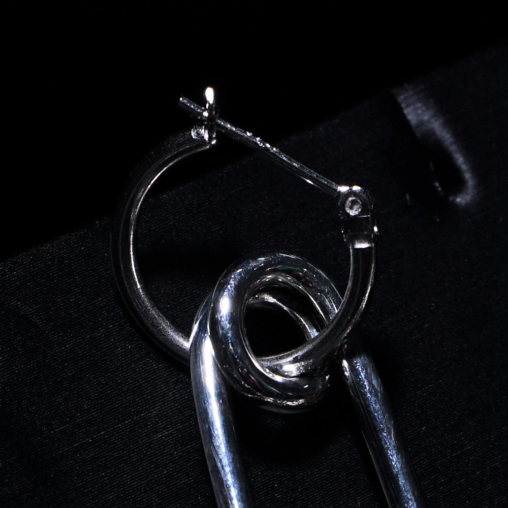 【オルターベノム ALTER VENOMV】シルバーピアスSafetypin Piercedearrings<br>