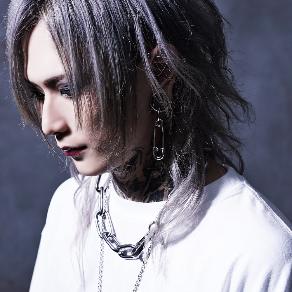 【オルターベノム ALTER VENOMV】シルバーピアスSafetypin Piercedearrings<br>