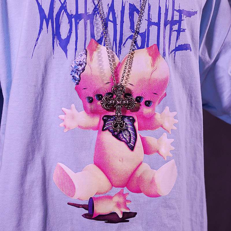 【モット愛シテ MOTTOAISHITE】 ボク赤チャンダカラ。フェイクレイヤードTシャツ